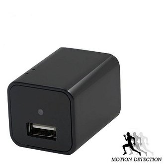 Spy Camera USB Oplader met Bewegingsdetectie