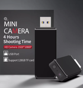 Luxe HD Spy camera USB stick met bewegingsdetectie
