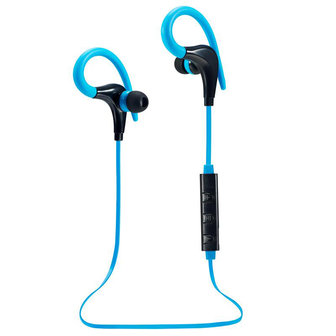 Bluetooth Sport Headset met Oorhaak - Blauw