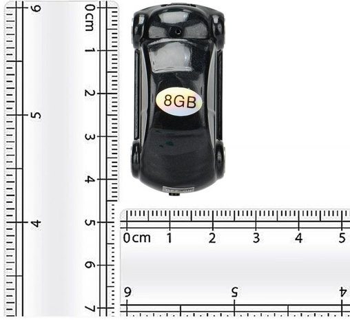 Afluisterapparaat autootje - 16GB - geluidsdetectie