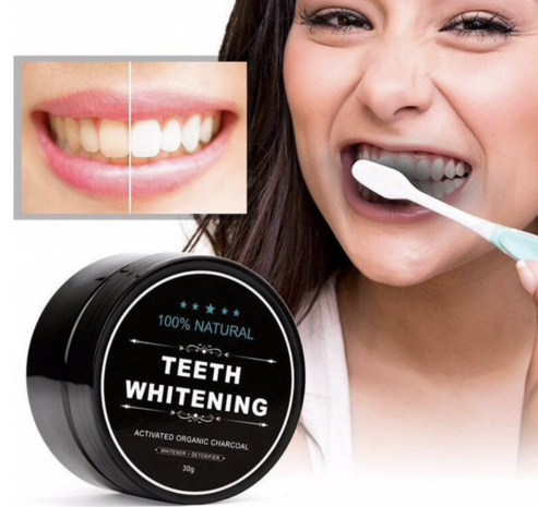 Opsplitsen begin Boos Witte tanden - actieve houtskool tandpasta