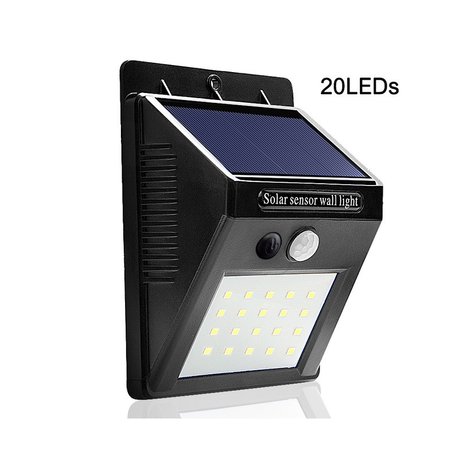 Solar LED buitenlamp met bewegingsdetectie